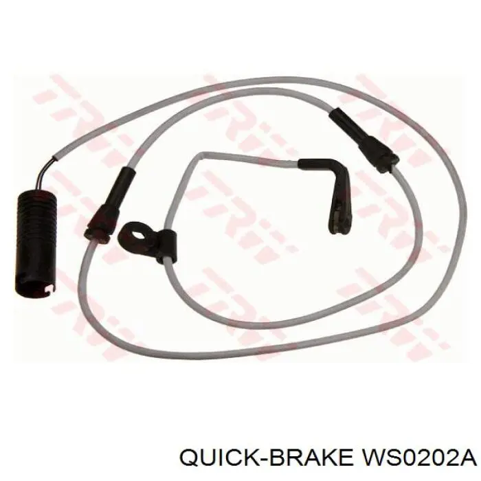 WS 0202 A Quick Brake contacto de aviso, desgaste de los frenos, trasero