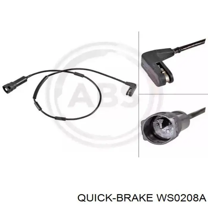 Sensor de desgaste de pastillas de freno trasero Road House 001011