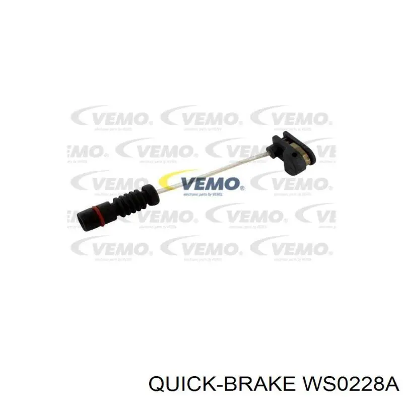 WS 0228 A Quick Brake contacto de aviso, desgaste de los frenos