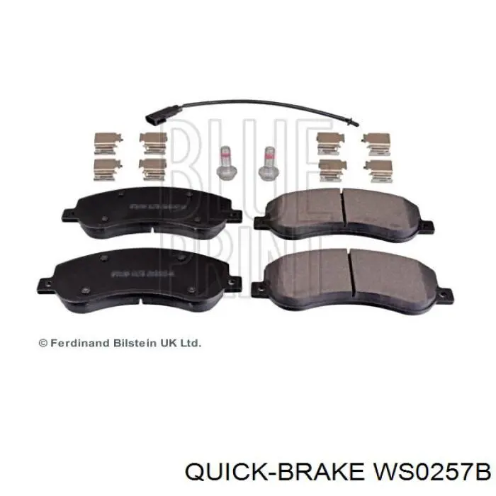 WS0257B Quick Brake contacto de aviso, desgaste de los frenos