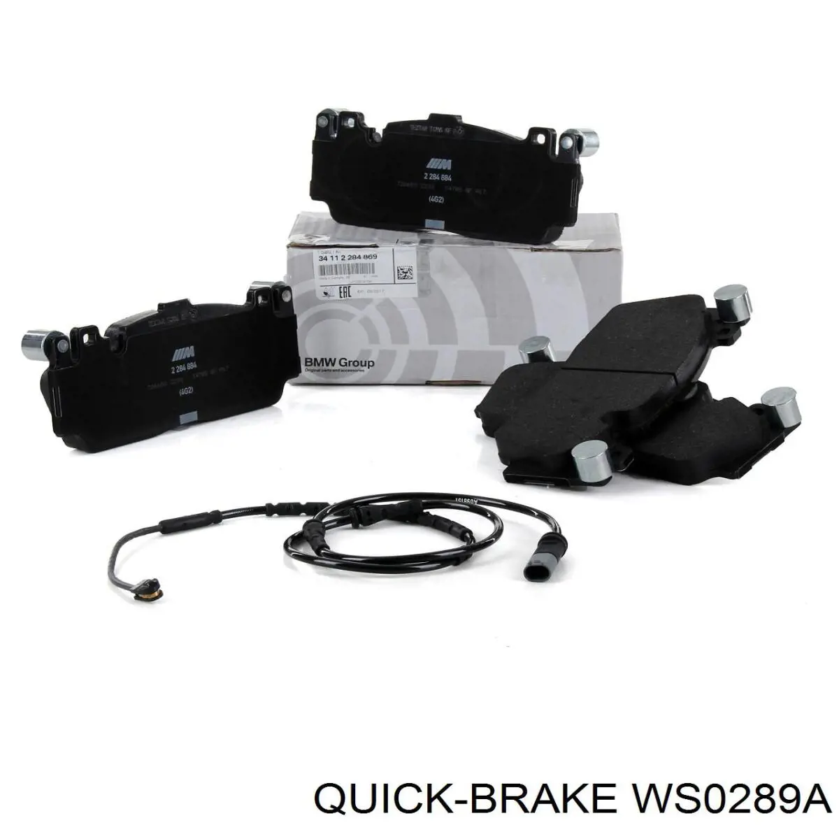 WS0289A Quick Brake contacto de aviso, desgaste de los frenos