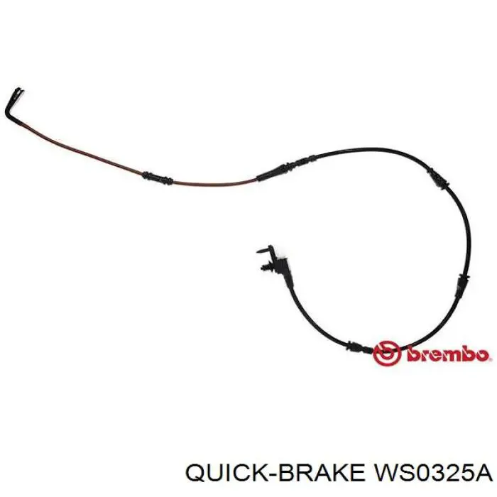 WS0325A Quick Brake contacto de aviso, desgaste de los frenos, trasero