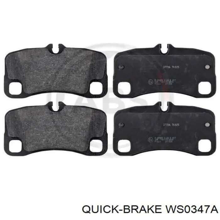 WS 0347 A Quick Brake contacto de aviso, desgaste de los frenos, trasero