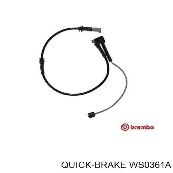 WS0361A Quick Brake contacto de aviso, desgaste de los frenos, delantero izquierdo