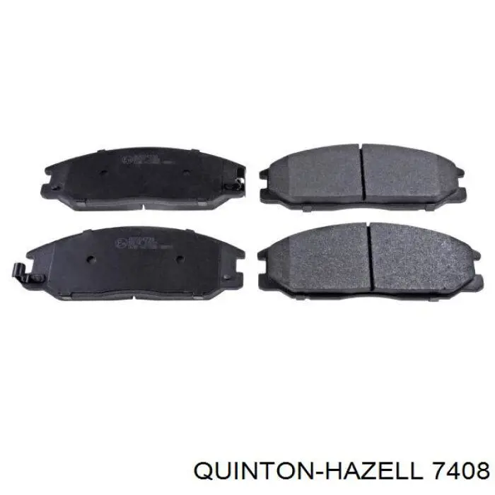 Pastillas de freno 7408 QUINTON HAZELL