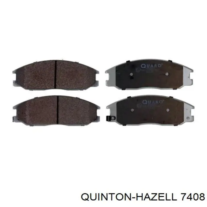 Comprar 7408 QUINTON HAZELL Pastillas delanteras de freno