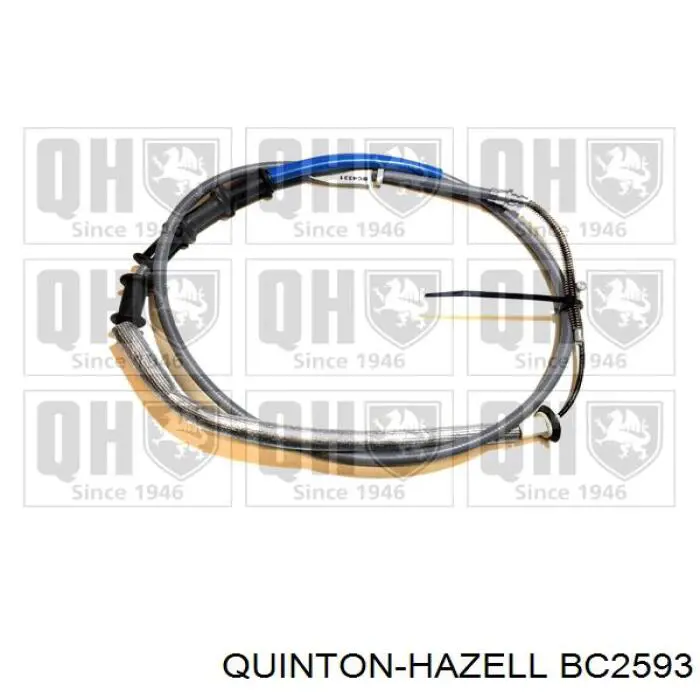 Cable de freno de mano trasero derecho/izquierdo 81748 Metalcaucho