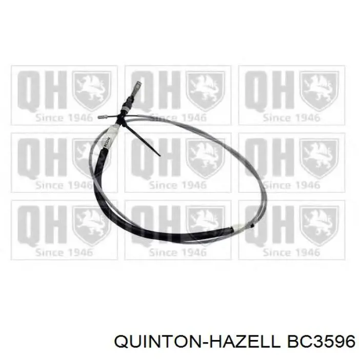 Cable intermedio de freno de mano Beca Cables 407002