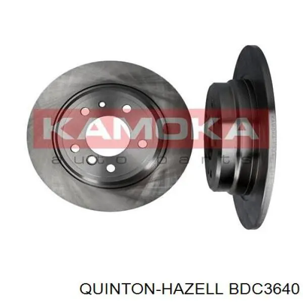 Disco de freno trasero BMW 5 E34