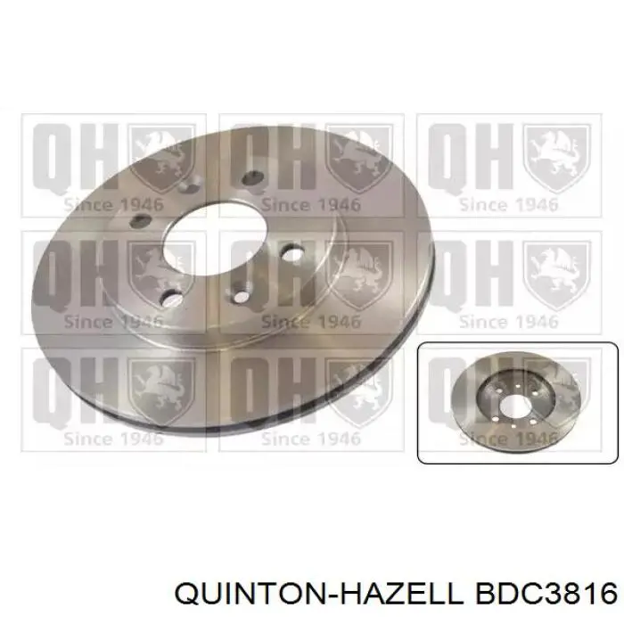 Disco de freno delantero Jurid/Bendix 561650JC