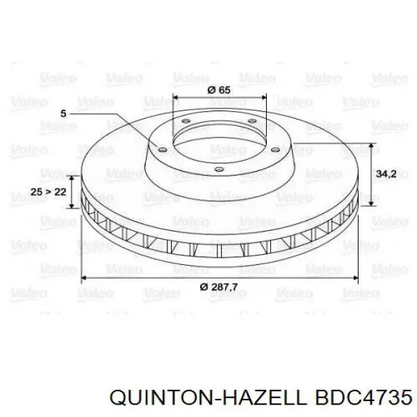 Freno de disco delantero Mercedes E C124