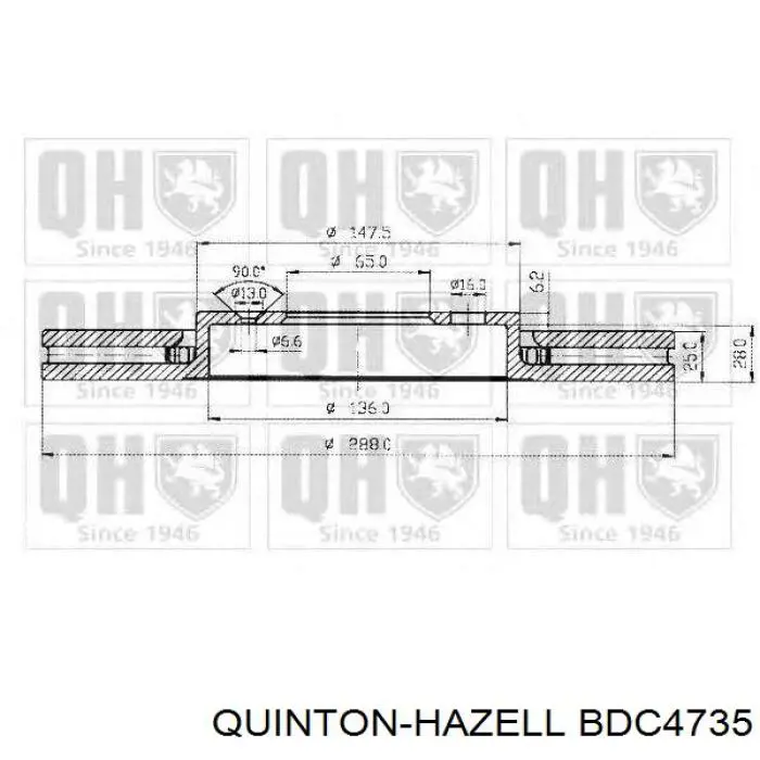 Freno de disco delantero Mercedes E C124