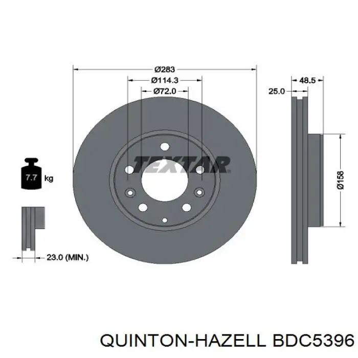 Freno de disco delantero Mazda 6 GY