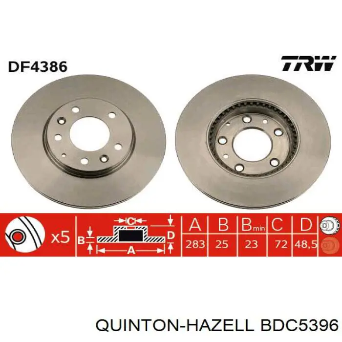 Freno de disco delantero Mazda 6 GY