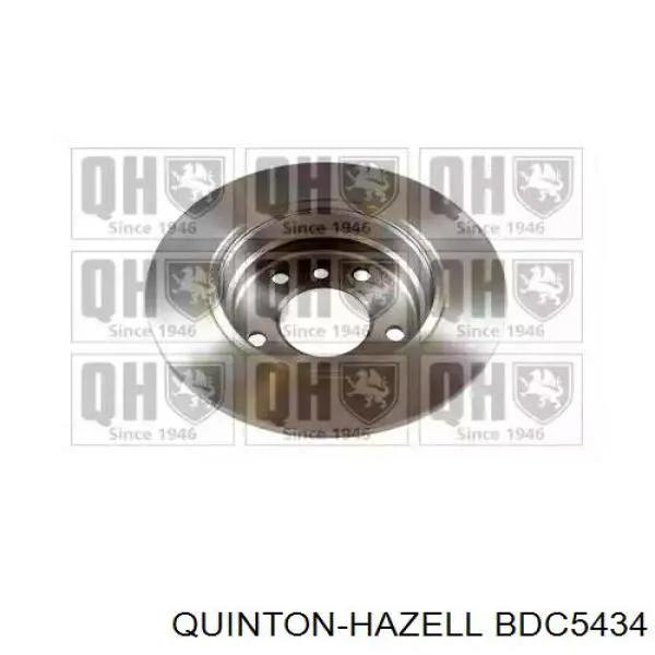 BDC5434 QUINTON HAZELL disco de freno trasero