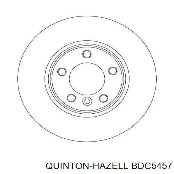 BDC5457 QUINTON HAZELL freno de disco delantero