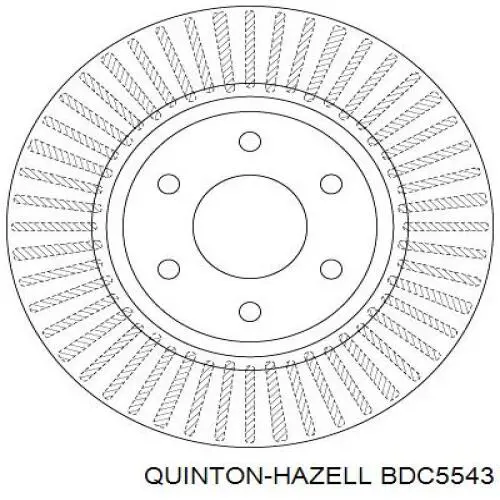 Freno de disco delantero Nissan Navara D40