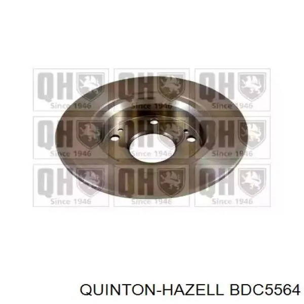 BDC5564 QUINTON HAZELL disco de freno trasero