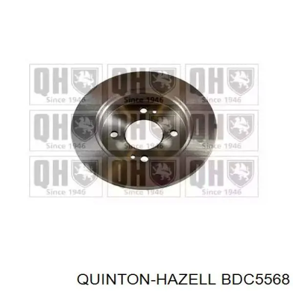 BDC5568 QUINTON HAZELL disco de freno trasero