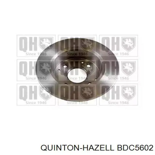 BDC5602 QUINTON HAZELL disco de freno trasero