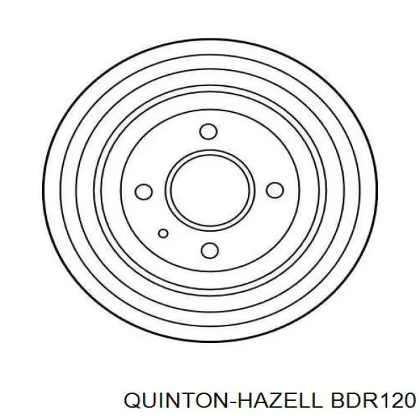 Tambor de freno trasero Ford Taunus  (GBS.GBNS)