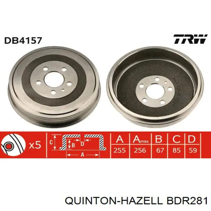 Comprar BF325 Delphi Tambor de freno trasero