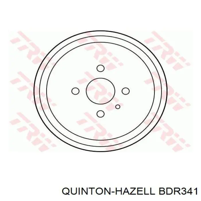 BDR341 QUINTON HAZELL freno de tambor trasero