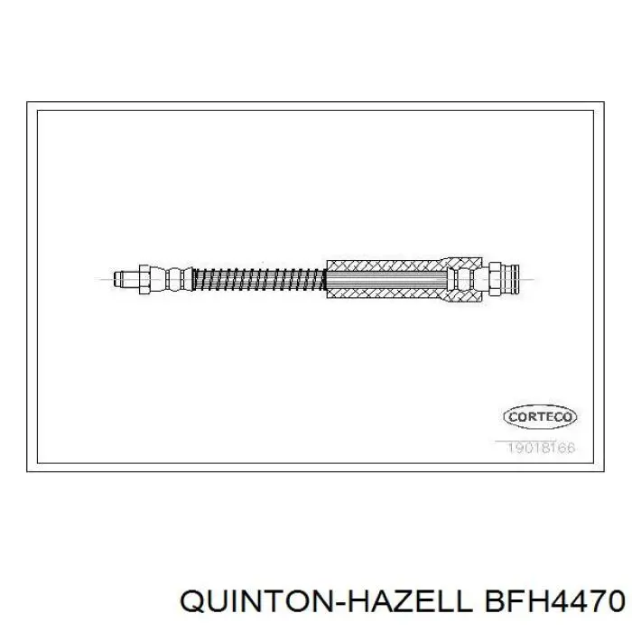 T61004 Brembo Tubo de frenos delantero