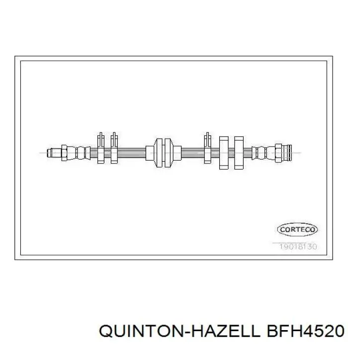Latiguillo de freno delantero Fiat Tipo 160