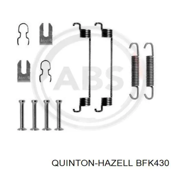 BFK430 QUINTON HAZELL juego de reparación, pastillas de frenos