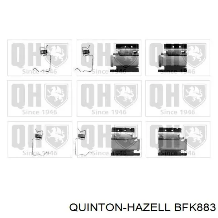 Juego de resortes de sujeción de pastillas de freno delanteras Fiat/Alfa/Lancia 7551218 precio, desde 5,93 EUR