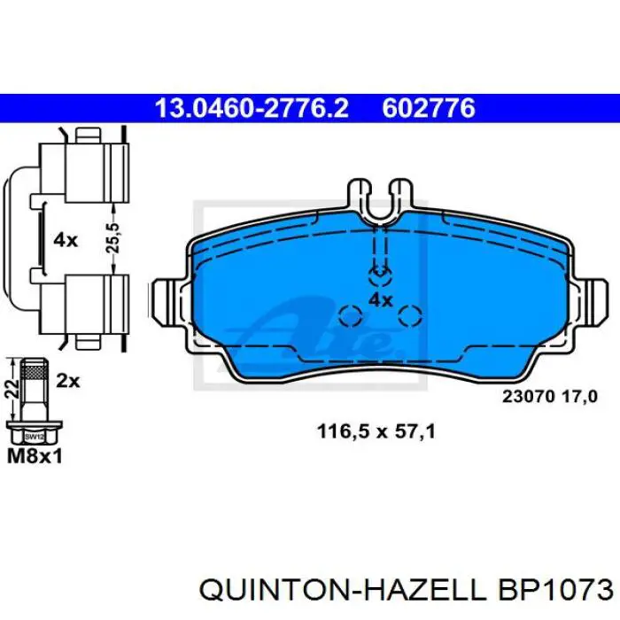 Comprar ADBP420064 Blue Print Pastillas delanteras de freno