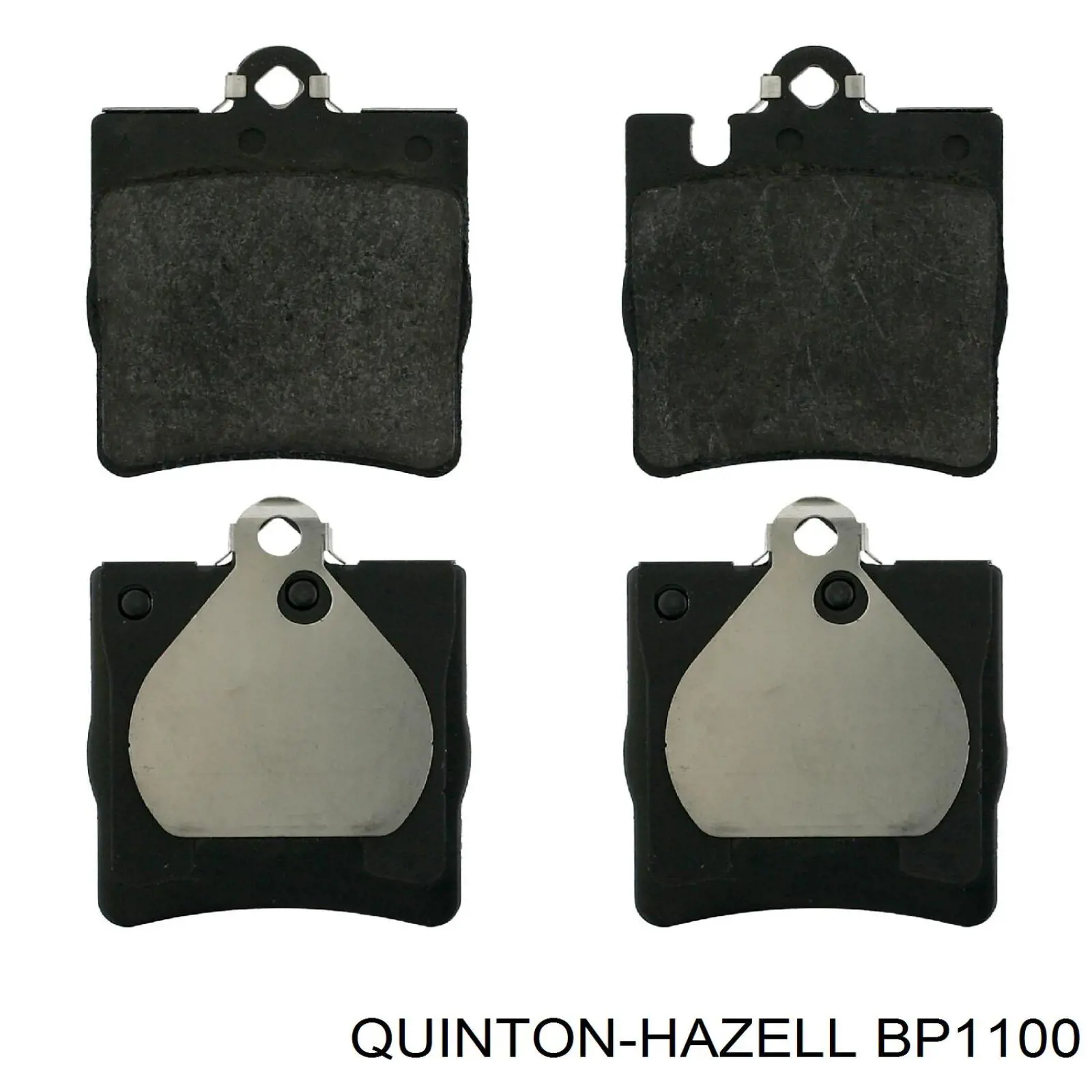 BP1100 QUINTON HAZELL pastillas de freno traseras