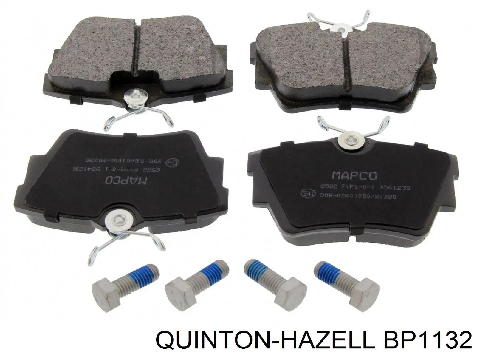 BP1132 QUINTON HAZELL pastillas de freno traseras