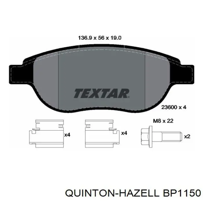 Pastillas de freno delanteras Citroen C3 1 FC