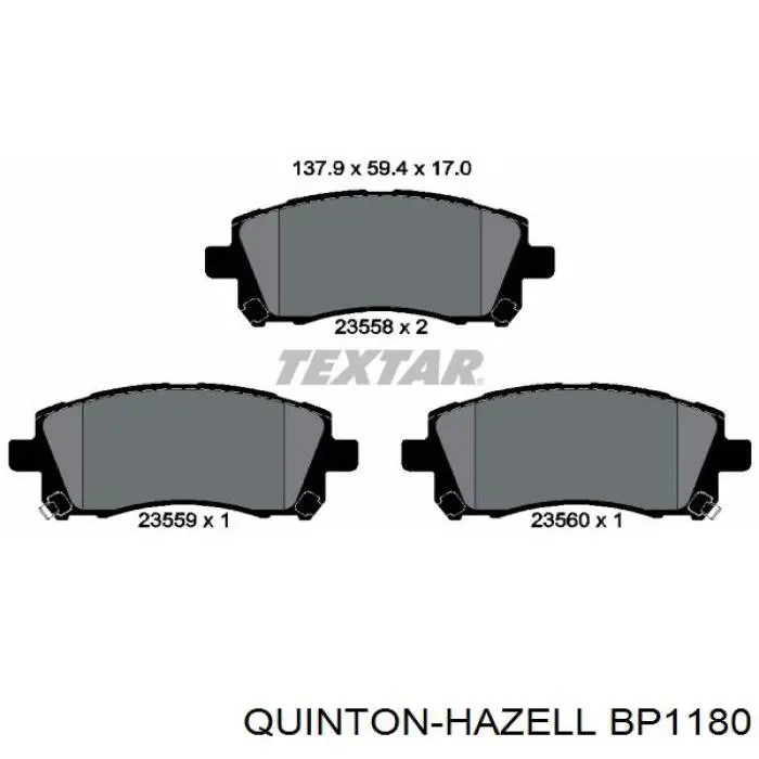 Pastillas de freno delanteras Subaru Legacy 3 BE, BH