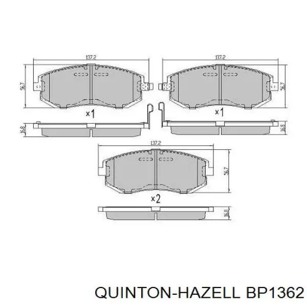Pastillas de freno delanteras Subaru Impreza 3 GH