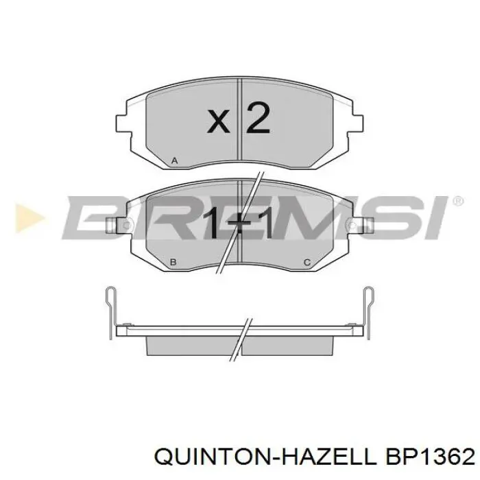 Pastillas de freno delanteras Subaru Impreza 3 GH