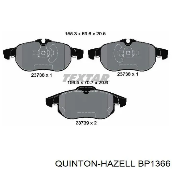 Pastillas de freno delanteras Opel Vectra