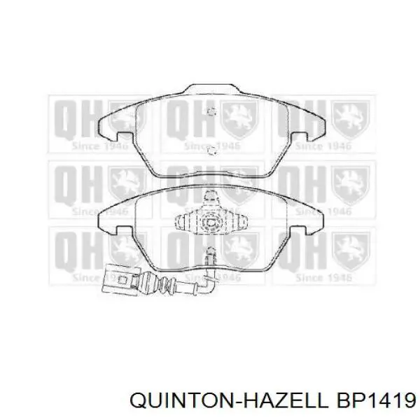 Pastillas de freno delanteras Seat Leon 2 1P1