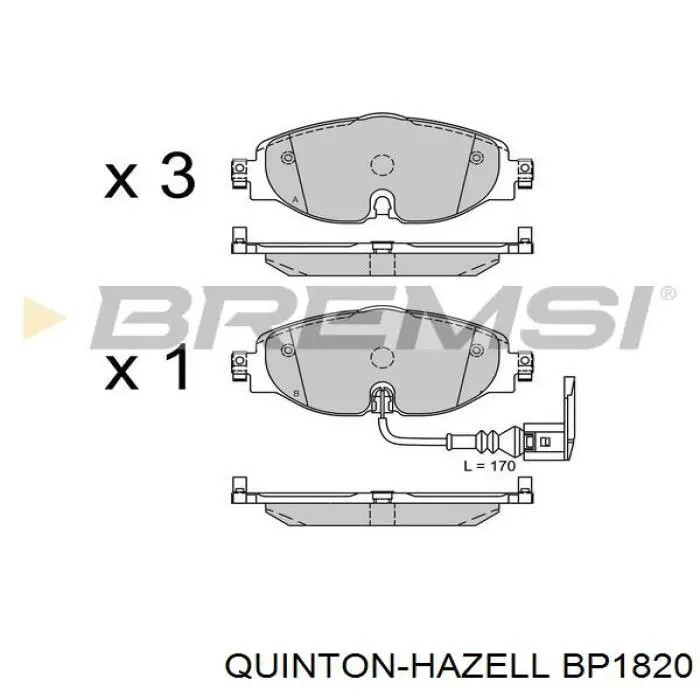 Pastillas de freno delanteras Volkswagen Tiguan 1 5N1, 5N2