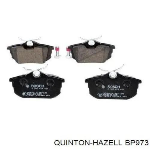 BP973 QUINTON HAZELL pastillas de freno traseras