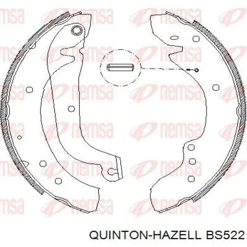 Zapatas de freno 7701205917 Renault (RVI)