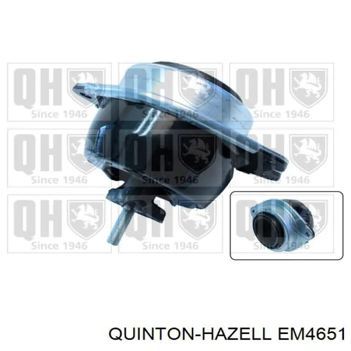 Soporte derecho de motor con silentblock 8200125534 Renault (RVI)