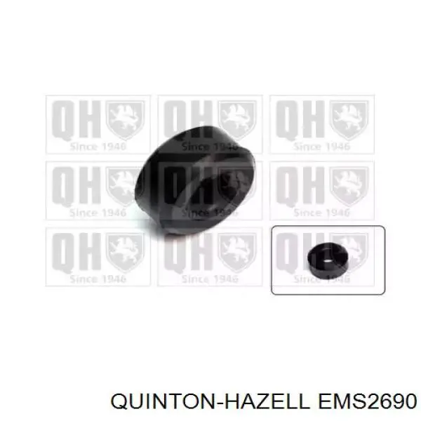 00464 Metalcaucho Silentblock de brazo de suspensión delantero inferior