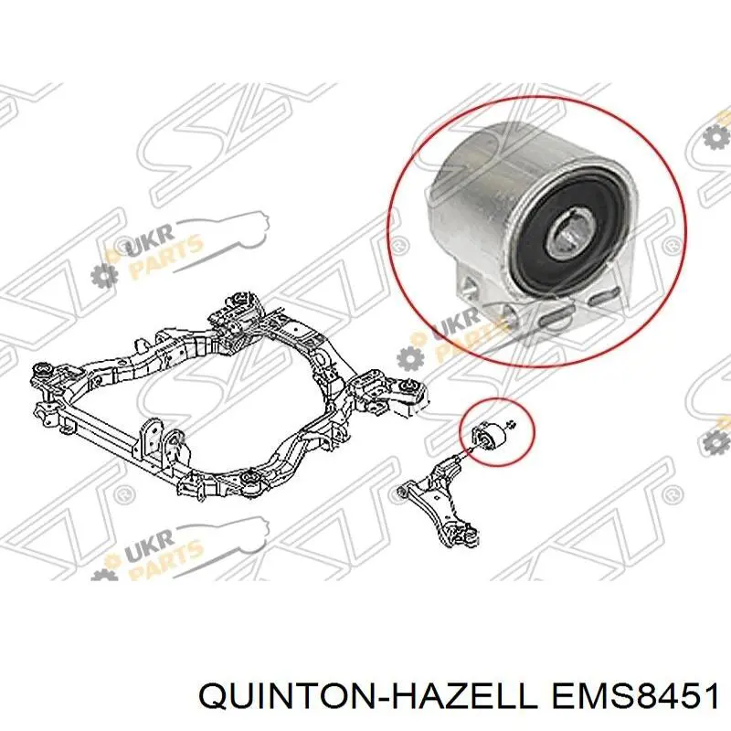 25848403 General Motors Silentblock de brazo de suspensión delantero inferior