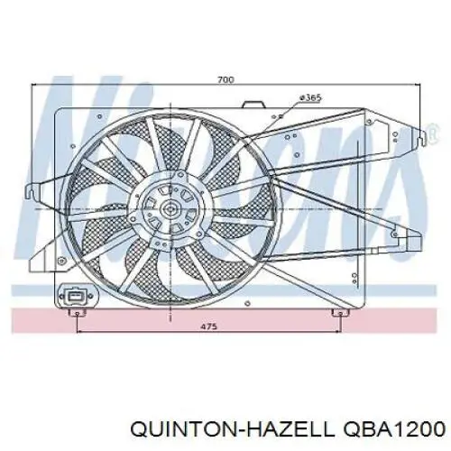 QBA1200 QUINTON HAZELL correa trapezoidal