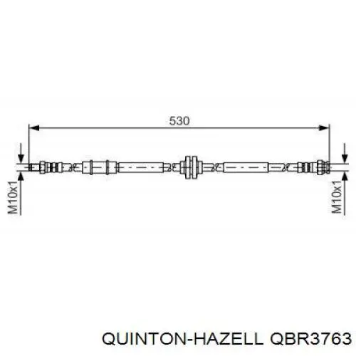 QBR3763 QUINTON HAZELL correa trapezoidal