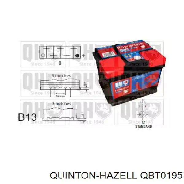 TA1000 Exide Batería Start-Stop