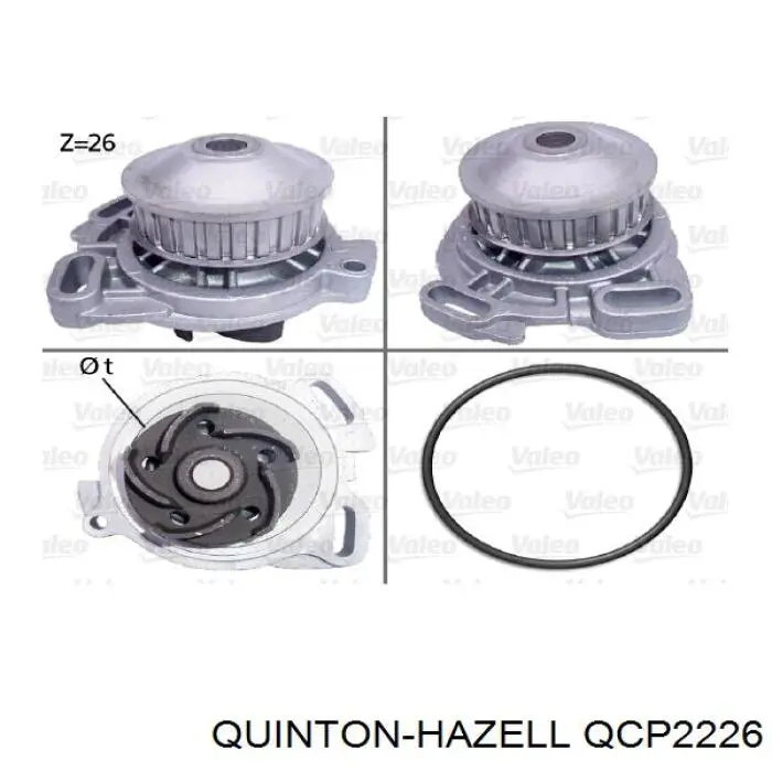 Bombeadora de agua VAG 035121004AX precio, desde 33,57 EUR